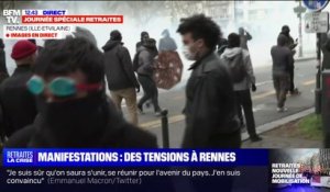Rennes: premières tensions dans la manifestation