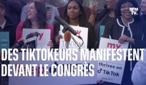 Pour éviter une interdiction aux Etats-Unis, TikTok envoie ses influenceurs au Capitole
