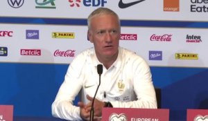 Donner le brassard à Mbappé est «logique» - Foot - Qualif. Euro 2024 - Bleus - Deschamps