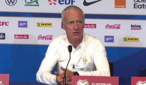 Donner le brassard à Mbappé est «logique» - Foot - Qualif. Euro 2024 - Bleus - Deschamps