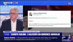 Sainte-Soline: le tweet de Jean-Luc-Mélenchon sur des violences policières supposées est "scandaleux" pour Frédérick Valletoux (Horizons)