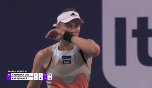 Miami - Rybakina élimine difficilement Kalinskaya
