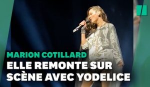 Marion Cotillard s’improvise rockeuse aux concerts de Yodelice à Paris