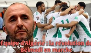 Équipe d’Algérie : la révolution de Belmadi en marche.
