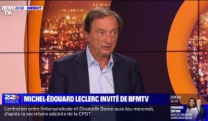 Michel-Édouard Leclerc: "En 18 mois, on va avoir 22-23% d'inflation sur l'alimentaire, sur les produits de grande consommation"
