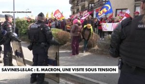 Emmanuel Macron dans les Hautes-Alpes pour le «plan eau» : deux manifestants arrêtés