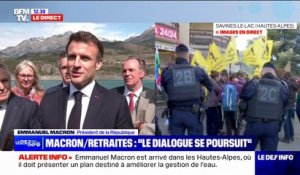 Sainte-Soline: pour Emmanuel Macron, "des milliers de gens étaient venus pour faire la guerre"