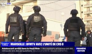 À Marseille, une unité de CRS 8 est arrivée pour lutter contre le trafic de drogue et les violences urbaines