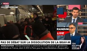 Des cheminots ont quitté la gare de Lyon à Paris et sont entrés dans le métro pour mener une action "symbolique" sur la ligne 14