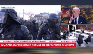 Sophie Binet refuse de répondre aux journalistes de Cnews