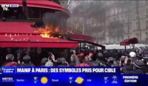 La Rotonde, des banques... Des symboles pris pour cibles lors de la manifestation parisienne jeudi