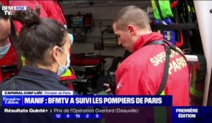 Manifestation à Paris: BFMTV embarqué avec les pompiers