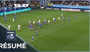 PRO D2 - Résumé FC Grenoble Rugby-Stade Montois: 33-21 - J27 - Saison 2022/2023