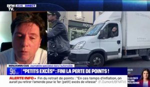 Petits excès de vitesse: "5 km/h d'excès de vitesse sur l'autoroute, ce n'est rien, mais 5 km/h aux abords d'une école, c'est une catastrophe" pour Benjamin Cuq