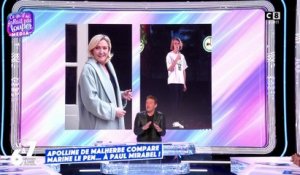 Apolline de Malherbe compare Marine Le Pen… à Paul Mirabel !
