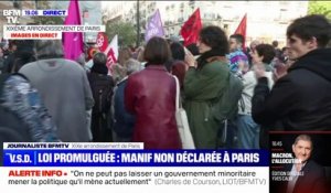 Paris: dans le 19e arrondissement, la manifestation contre la réforme des retraites s'est déroulée dans le calme
