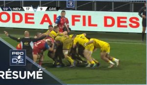 PRO D2 - Résumé FC USON Nevers-FC Grenoble Rugby: 31-14 - J28 - Saison 2022/2023