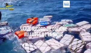 Italie : saisie record de deux tonnes de cocaïne dérivant au large de la Sicile