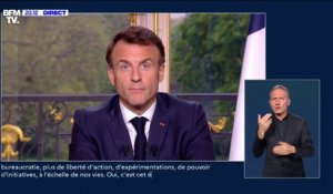 Emmanuel Macron: "Nous avons besoin de moins de lois, moins de bureaucratie, et plus de libertés et d'actions"