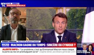 Robert Ménard, maire DVD de Béziers: "Élisabeth Borne ne va pas trouver des alliés dans les trois mois à venir"