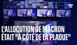 L'allocution d'Émmanuel Macron "