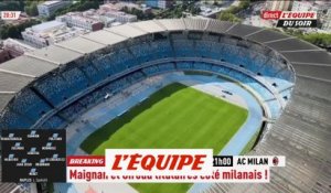 Les compos avant Naples - AC Milan - Foot - C1