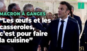 Pour Emmanuel Macron, « les œufs et les casseroles, c’est pour faire la cuisine »
