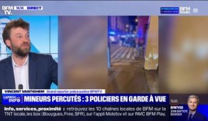 Mineurs percutés à scooter à Paris: les trois policiers en garde à vue ont été suspendus