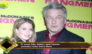 Tir mortel d'Alec Baldwin : après l'abandon  poursuites, l'acteur brise le silence