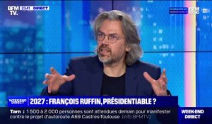 Leader pour la NUPES: "Jean-Luc Mélenchon a l'autorité naturelle" estime Aymeric Caron (REV-LFI)