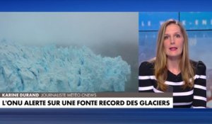 L'ONU alerte sur une fonte record des glaciers