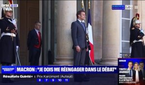 Quels sont les thèmes abordés par Emmanuel Macron dans son entretien au Parisien, un an après sa réélection ?