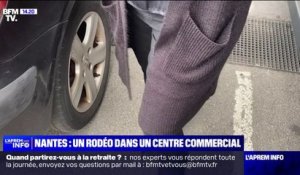 "J'ai entendu un bruit très très fort": le témoignage d'une commerçante présente lors d'un rodéo dans un centre commercial à Nantes