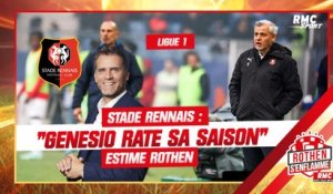 Rennes : "Genesio rate sa saison" tacle Rothen