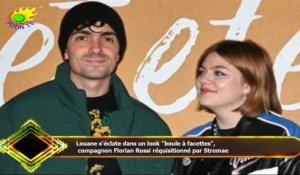 Louane s'éclate dans un look "boule à facettes",  compagnon Florian Rossi réquisitionné par Stromae