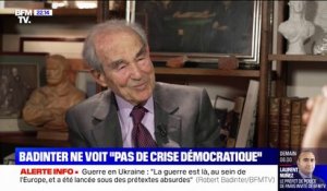 Robert Badinter: "Les prochaines élections se joueront probablement aussi sur la retraite à 62 ans, d'autres diront 60 ans"