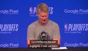 Warriors - Kerr : "Les Kings ont mérité leur victoire"