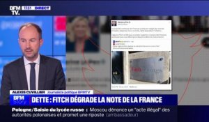 Note de la France abaissée par Fitch: l'opposition réagit