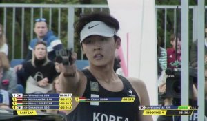 Le final de l'épreuve messieurs à Budapest - Pentathlon moderne - CM