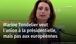 Marine Tondelier veut l’union à la présidentielle, mais pas aux européennes