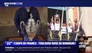 Toulouse: la coupe de France saluée par les supporters du TFC