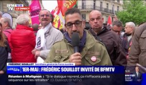 Frédéric Souillot: "Ce 1er-Mai est historique dans l'unité derrière les banderoles et en terme de mobilisation"