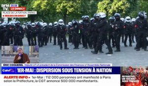 Manifestations du 1er-Mai: Éric Coquerel (LFI- Nupes) estime que les violences en marge des manifestations ne sont "pas positives pour le mouvement"