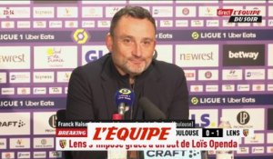 Haise : «On a eu une entame très compliquée» - Foot - L1 - Lens