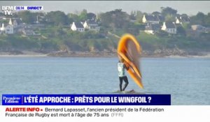 Wingfoil: ce sport semblable au kitesurf qui permet de voler sur l'eau