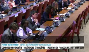 Audition à l'Assemblée nationale - Ingérences étrangères : François Fillon devant la commission d'enquête