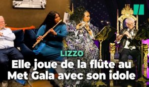 Lizzo a joué de la flûte au Met Gala avec son idole James Galway