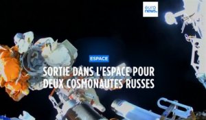 Sortie dans l'espace pour deux cosmonautes russes