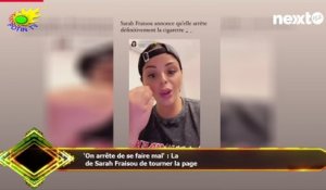 'On arrête de se faire mal' : La  de Sarah Fraisou de tourner la page