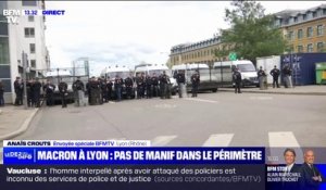 Emmanuel Macron à Lyon pour le 8-Mai: un important dispositif de sécurité mis en place autour de la prison Montluc